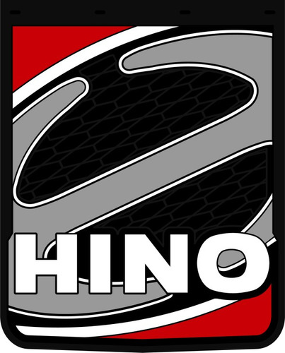 Juego Guardapolvo Camion Hino Logo Usa 60 Cm X 76 Cm X 2