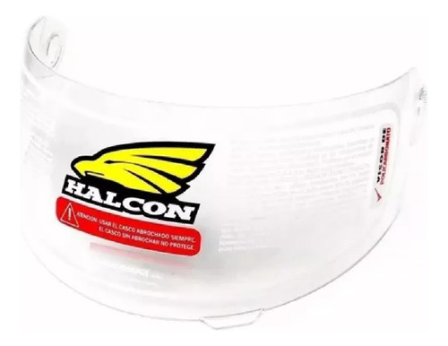 Visor Halcon H5 Transparente Para Casco Halcon Motos Franco
