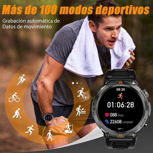Para Eigiis Ke3 Smartwatch Reloj Inteligente Para Hombre