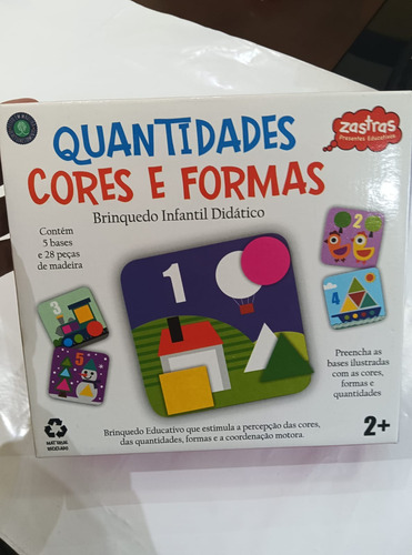 Jogo Educativo Cores E Formas Infantil Estimula A Percepção