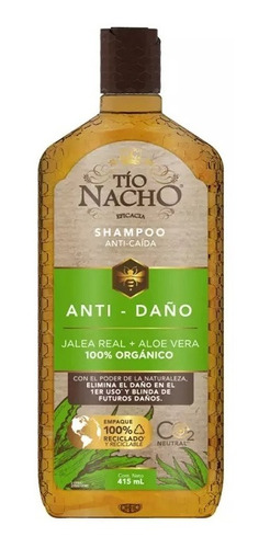 Tío Nacho Shampoo Antidaño Con Aloe Vera 415ml