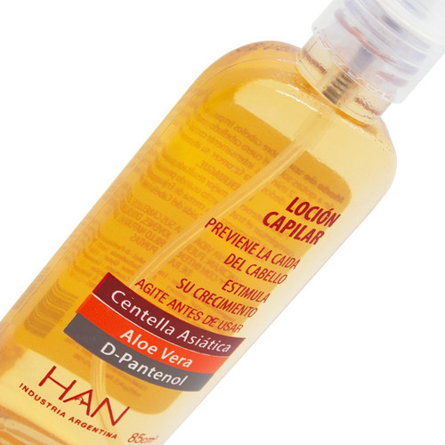 Imagen 4 de 4 de Han Loción Capilar Anti Caída Crecimiento Cabello 85ml
