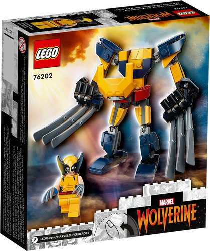 Lego® Marvel - Armadura Robótica De Wolverine (76202) Cantidad de piezas 141