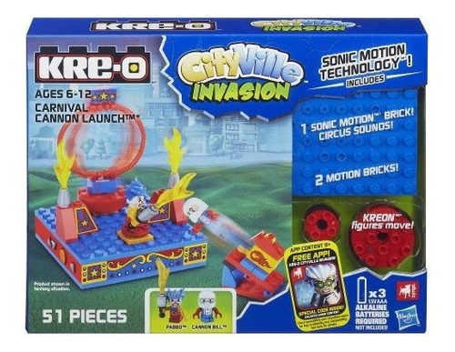 Kre-o Cityville Invasion Carnival Cannon Launch Set (a5858)