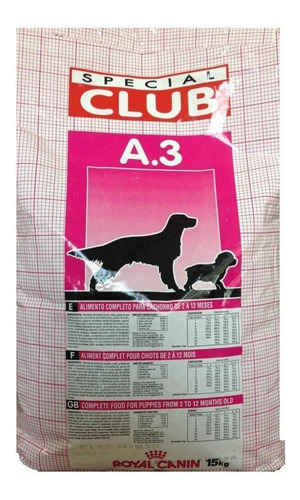 Alimento Royal Canin Special Club A.3 para perro cachorro todos los tamaños sabor mix en bolsa de 15kg