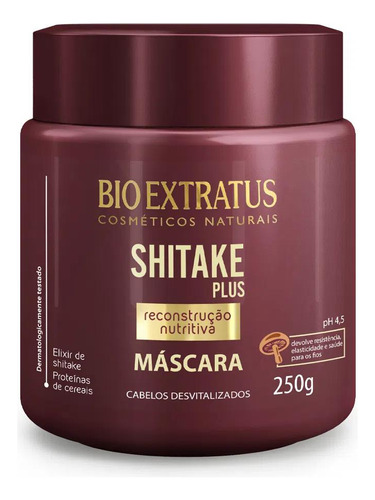 Mascara Limpeza Nutritiva Shitake 250 G Bio Extratus K469