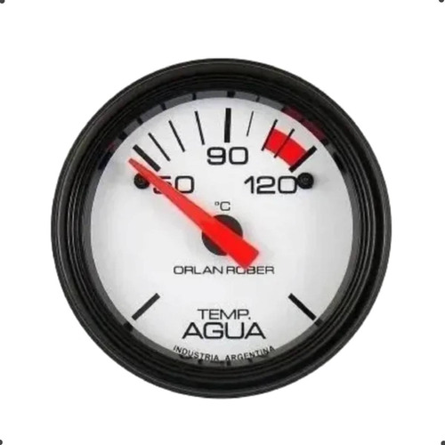 Reloj Temperatura De Agua Orlan Rober Blanco 24v Camiones