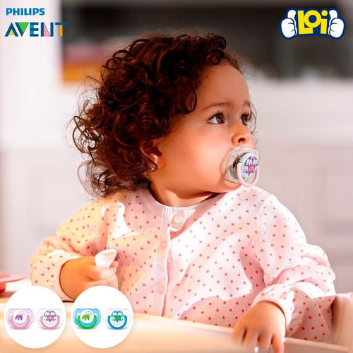 Imagen 4 de 7 de Pack X2 Chupetes Avent Classic 6-18m Anatómicos Loi
