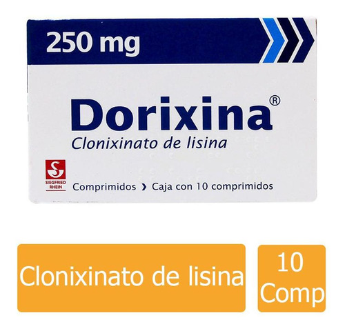 Dorixina 250 Mg Caja Con 10 Comprimidos