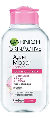 Mini Agua Micelar Garnier Skin Naturals Aclarante 100ml Orig