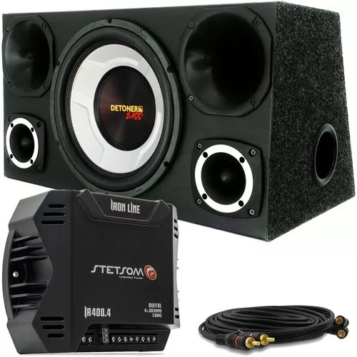 Caja Trio Driver Super Tweter Con Potencia Stetsom Sd Audio 