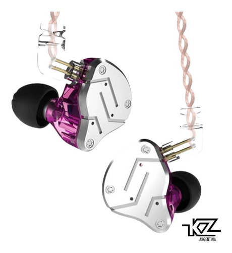 Auriculares In Ear Kz Zsn Pro Monitoreo 2 Vias Por Lado 