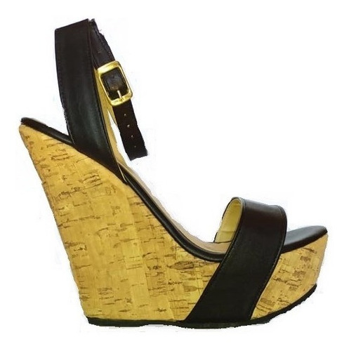 Wedges/plataformas  Negro 2019 Mchn Style