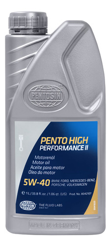 Aceite 100% Sintético Pentosin Pento Hp Ii 5w-40 Audi Rs4 20