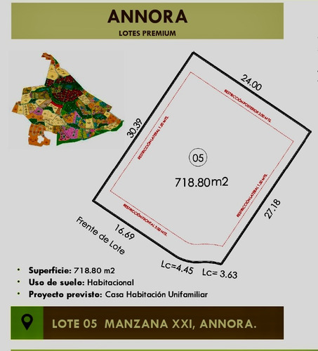 Terreno De 718m² Colindante A Campo De Golf, Clúster De Solo 38 Lotes, Zibatá, Qro. Am