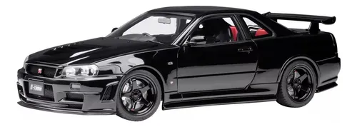 Nissan R34 GT-R Z-Tune Nismo 1:18 Autoart Preto - 18 anos