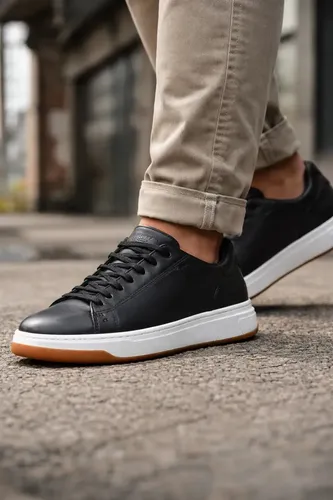 Tenis Casual Masculino Ways 111702 Couro Calce Facil Pegada Liso