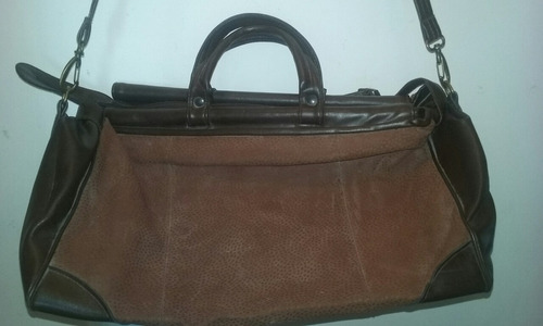 Bolso De Cuero Carpincho Viajero Oportunidad!