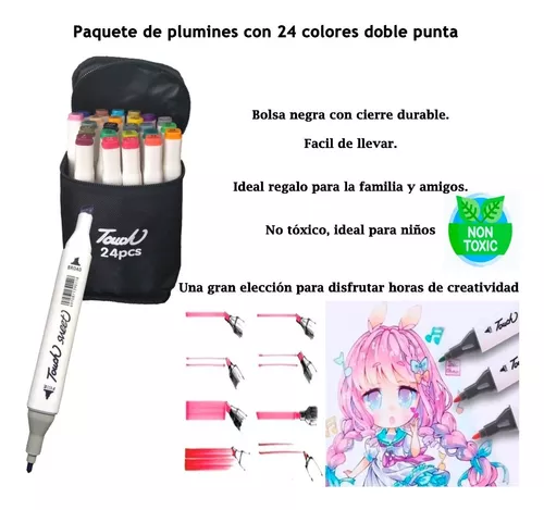 Plumones Doble Punta X24 - Comprar en Orale Chucherias