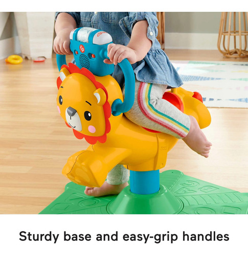 Fisher Price Bounce And Spin Lion Leon Que Rebota Y Gira / H