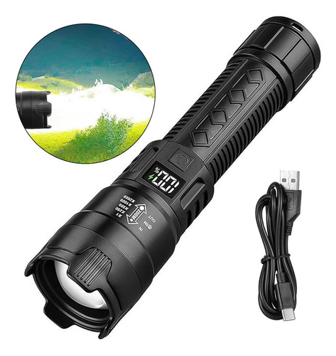 Linterna Recargable Led Brillante De Alto Lumen Para Senderi