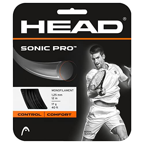 Head Sonic Pro Tennis Racket String 40' Set - 16 Gauge Monof