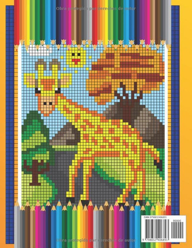 Pixel Art, Colorear Por Números Para Niños, De Creative Art., Vol. 1. Editorial Independently Published, Tapa Tapa Blanda, Edición May 28, 2022 En Español, 2022