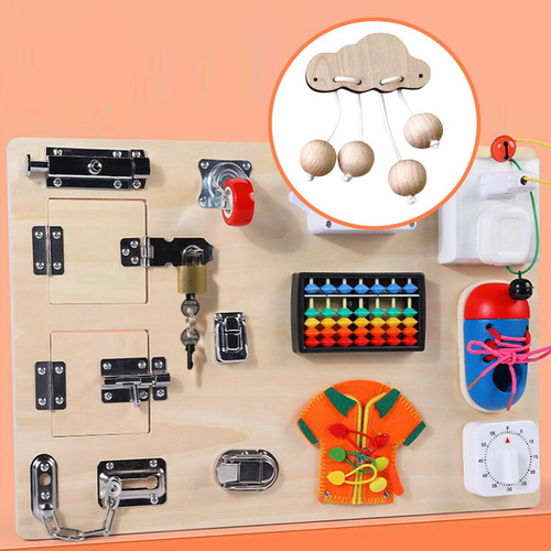 2 Tablero Ocupado Montessori, Accesorios De Bricolaje,
