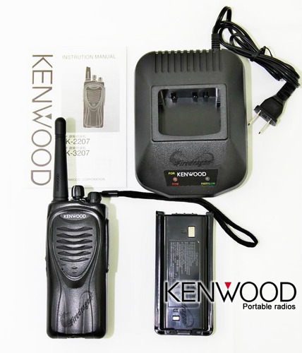 -60% Kit Radio Profesional Kenwood 16canal Batería 14hrs Vox
