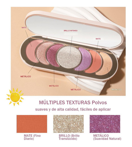 Paleta De Sombras De Ojos Heci Beauty Paletas De Maquillaje
