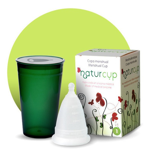 Copa Copita Menstrual Naturcup ® + Vaso Esterilizador
