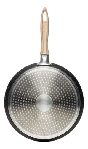 Frigideira Indução Antiaderente Cerâmico 20cm Wolff Ovo Cor Tapioqueira Preta 22cm Indução