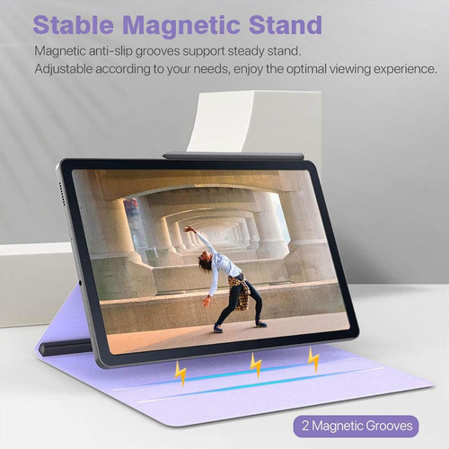 Funda Para Samsung Galaxy Tab S6 Lite De 10,4pulgadas Timovo Morado Claro