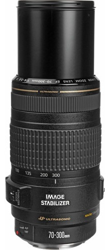 Lente Canon Ef Ef 70-300mm Is Usm F/4-5.6 Nuevo En Caja Canon Ef Negro