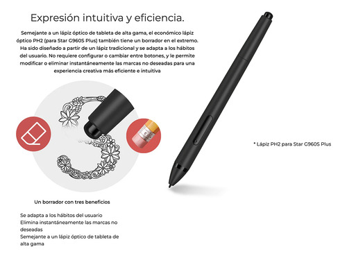 Tableta Digitalizadora Star G960s Plus Xp-pen