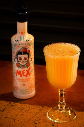 Crema De Mango Con Tequila Mex 700 Ml + 2 Vasitos Chupito