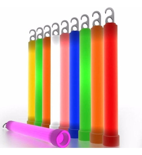 Glow Stick Rojo Emergencias Camping Luz Fria Impermeable