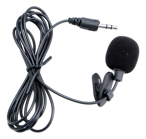 Mini Microfone De Lapela Profissional Plug P2 3.5 Mm Jack P2