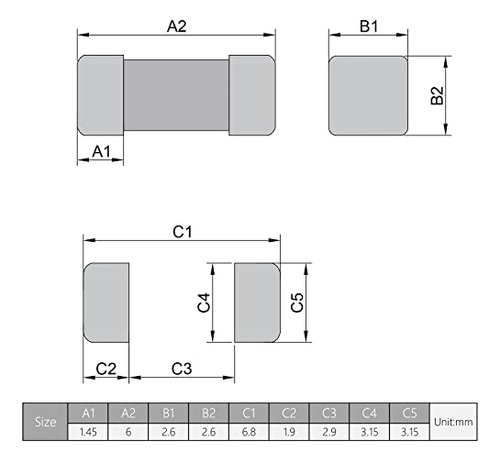 Fusible Smd 1808 Rápido 5a 125v 20pcs