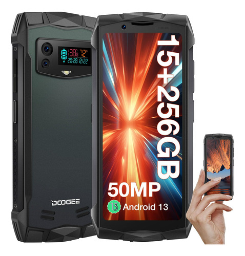 Celular Doogee S Mini 256gb 8gb Dual Sim 4.5 Pulgadas Cámara 50+2+8 Mp 8 Core Mediatek Helio G99 Hasta 2.2ghz Ip68 Ip69k 3000mah Android 13 Tipo-c
