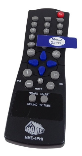 Control Remoto Para Tv Philips Home Hme-4phi