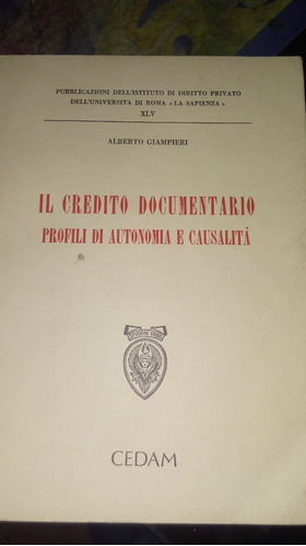 Il Credito Documentario. Alberto Giampieri