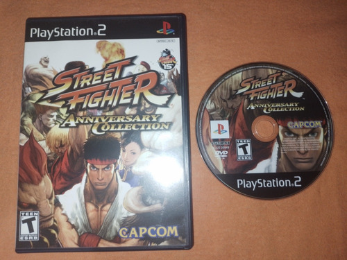 Street Fighter Aniversary Collection Playstation 2 Capcom