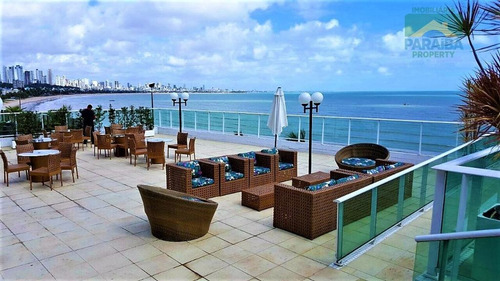 Imagem 5 de 5 de Oportunidade Beiramar - Flat Mobiliado À Venda - Praia De Cabo Branco - João Pessoa - Pb - Fl0037