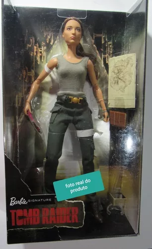 Tomb Raider: A Origem  Lara Croft ganha uma boneca Barbie própria - Cinema  com Rapadura