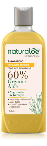 Shampoo Naturaloe Reflejos Rubios 350ml