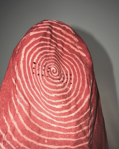 Imagen 4 de 5 de Mascara Uzumaki Spiral Red Donda Facemask Kanye West Uzr1