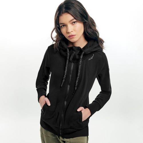 Sudadera Con Capucha Holly Land Negro Para Mujer L18d