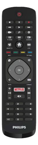 Control Remoto Televisión Tv Compatible Philips 43pfg5813/77 Smart Tv Netflix Uhd