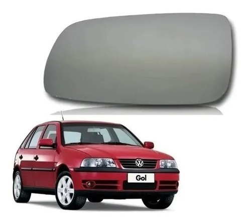 Imagen 1 de 5 de Vidrio Espejo Retrovisor Vw Gol Iii G3 Iv Power Izq. Der